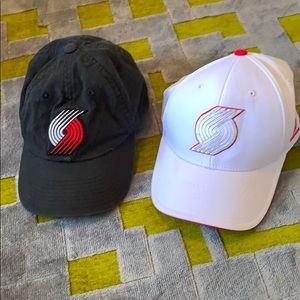 Nice Pair Portland Trailblazers NBA Baseball Hats